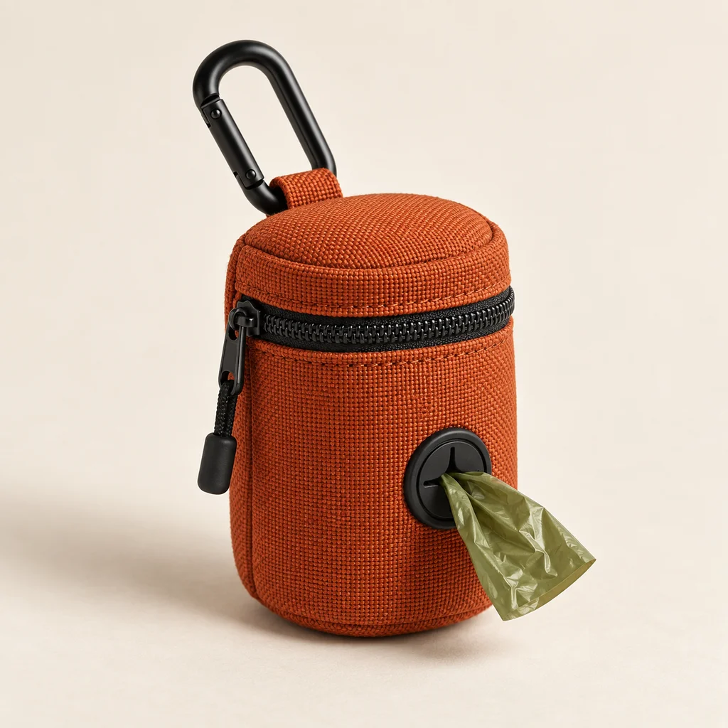 Leash bag holder, illustrative product development concept
