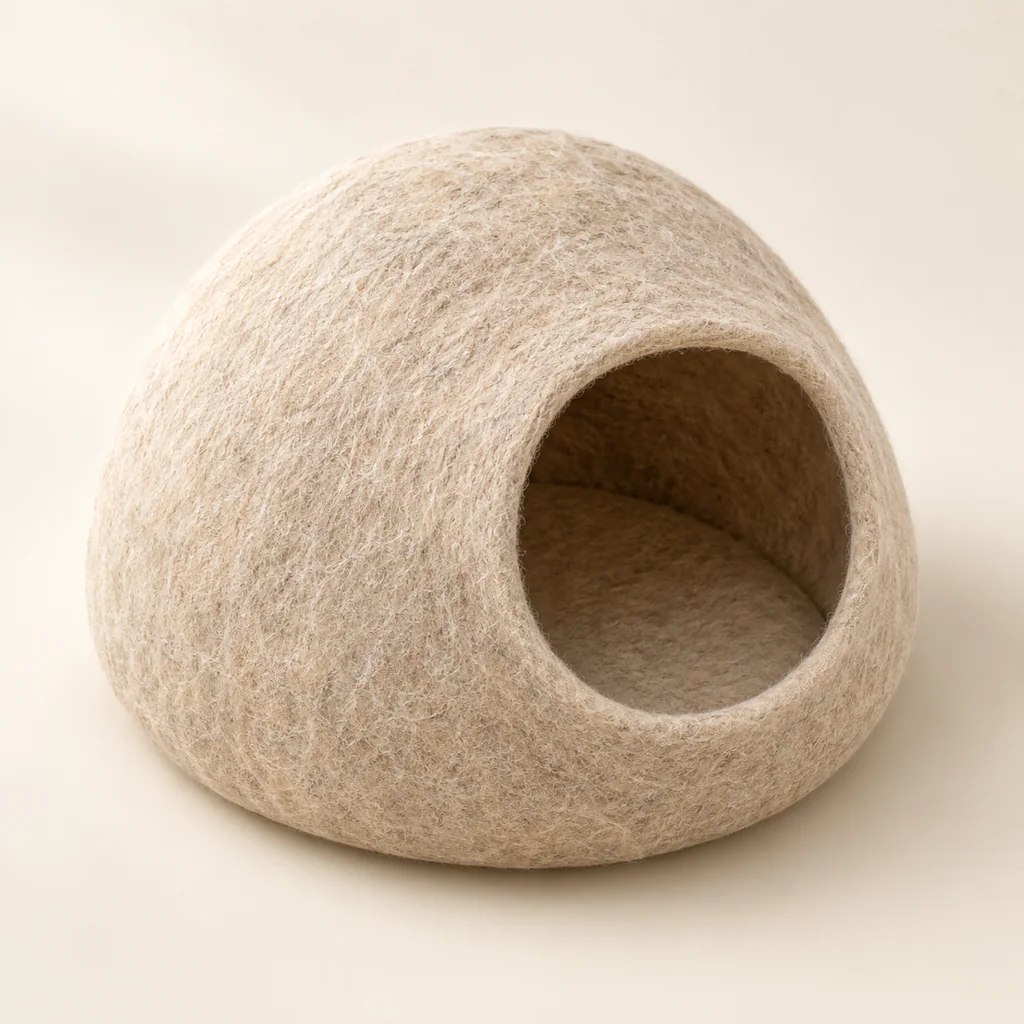 Cat cave bed, illustrative product development concept