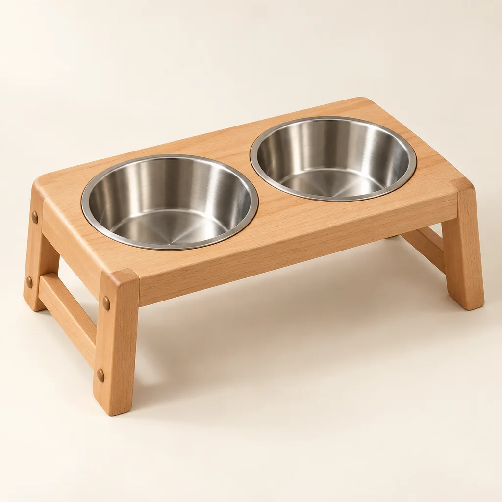 Elevated feeder stand, illustrative product development concept