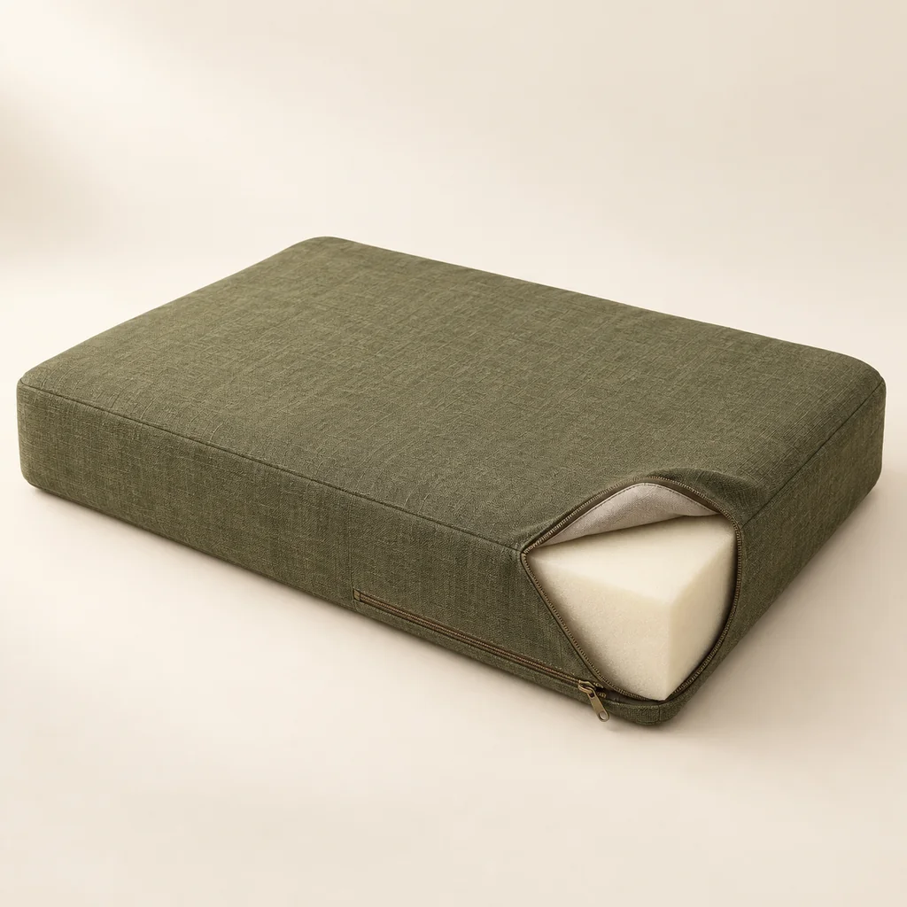 High-density foam bed, illustrative product development concept