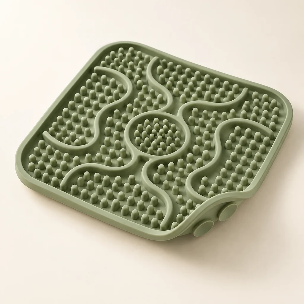 Lick mat, illustrative product development concept