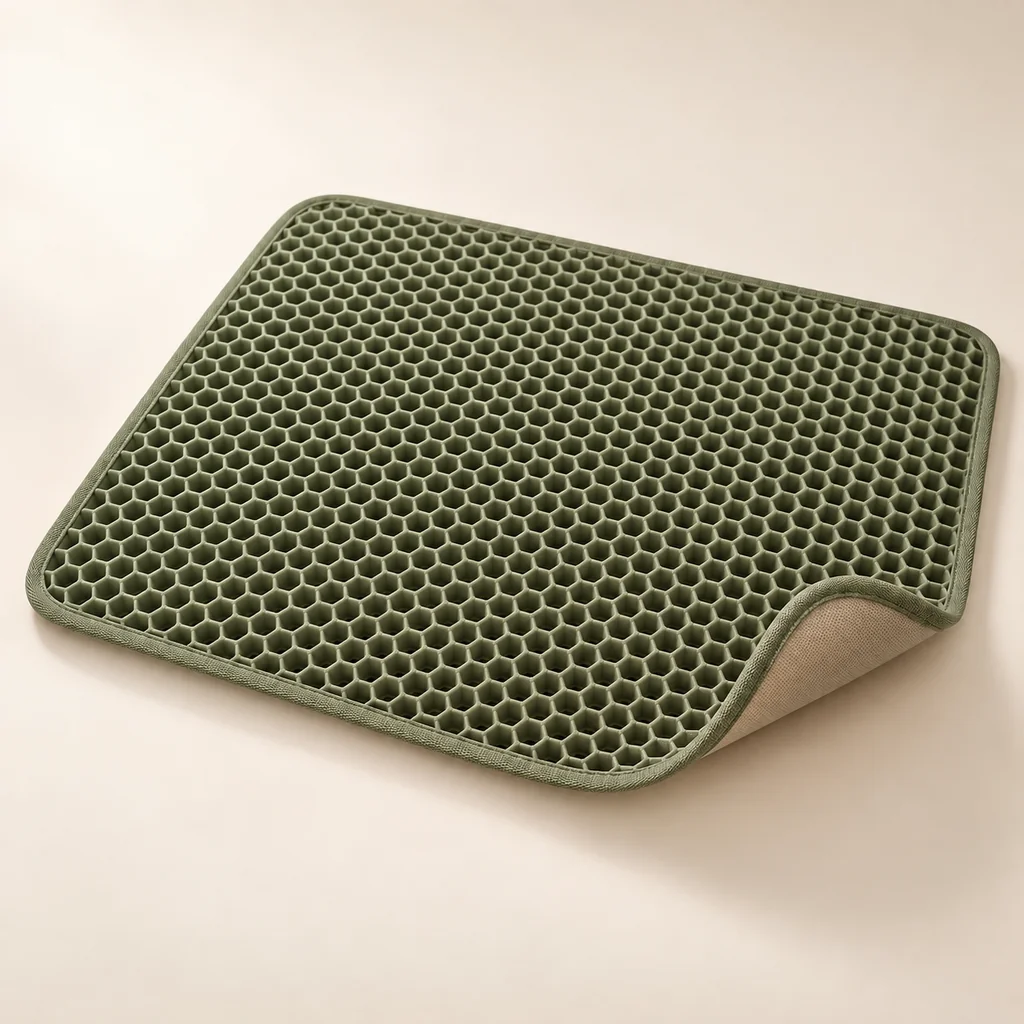Litter trapping mat, illustrative product development concept