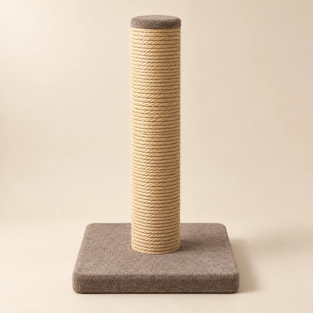Cat scratching post, illustrative product development concept
