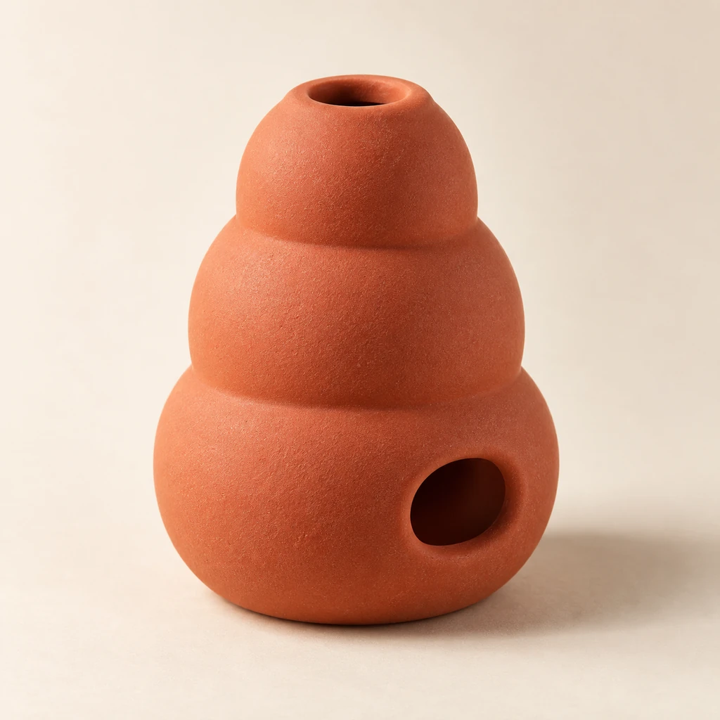 Treat dispensing toy, illustrative product development concept