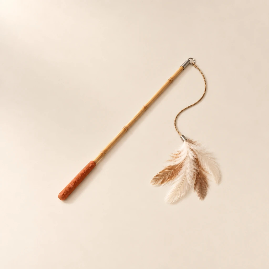 Cat teaser wand, illustrative product development concept