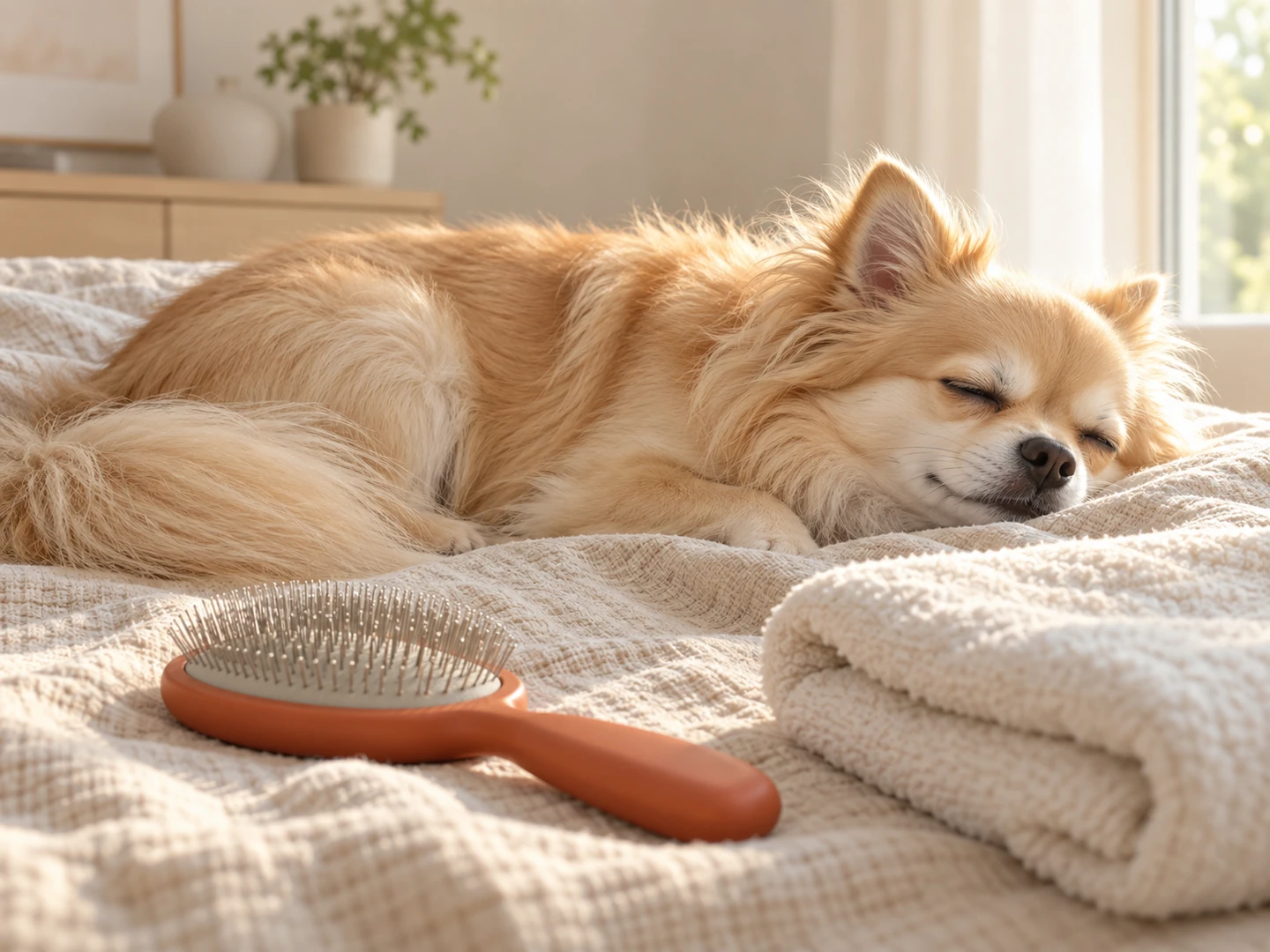 Pet grooming and hygiene — pet lifestyle concept