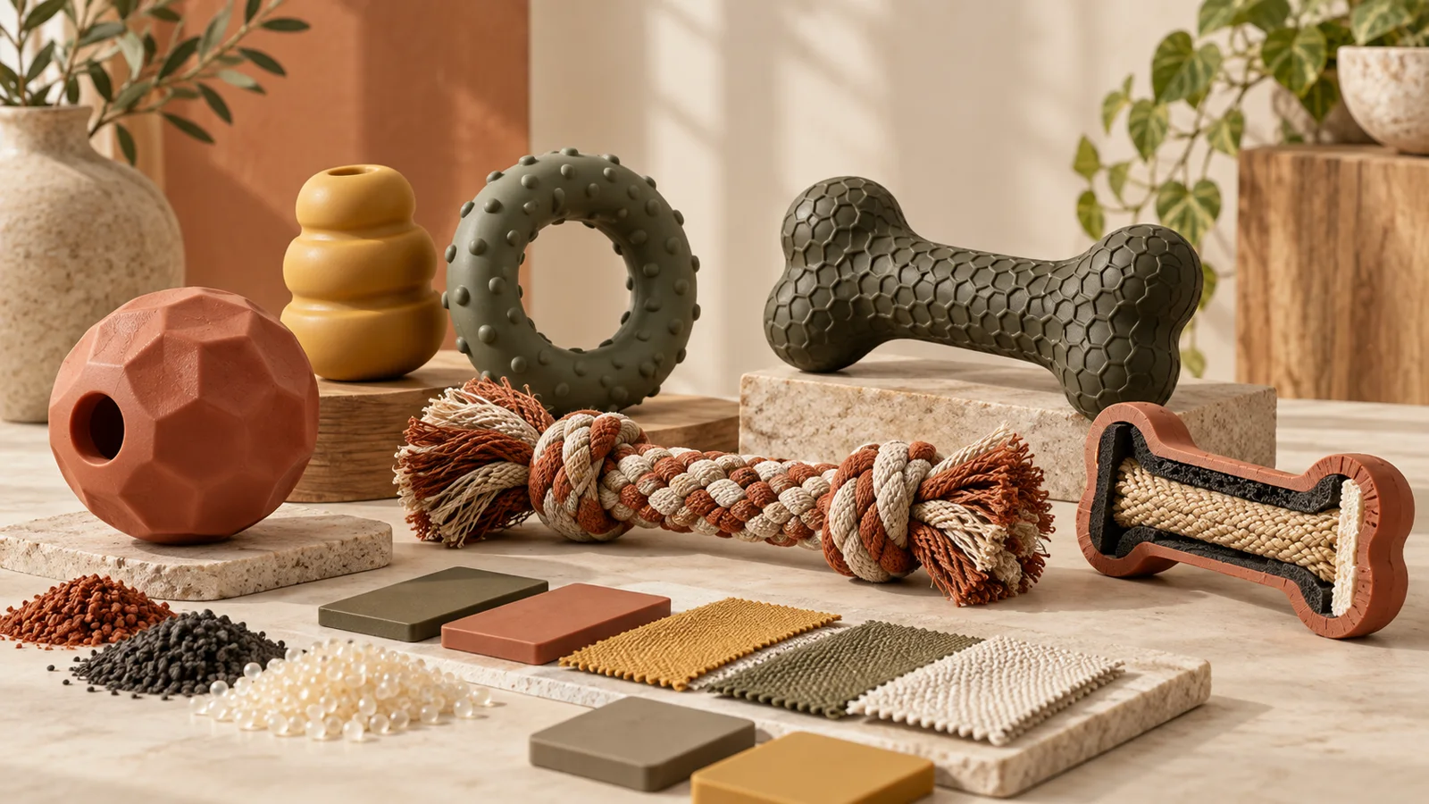 Durable dog toy OEM brief: materials, seams, wear and responsible claims — pet product sourcing guide